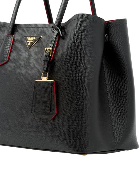 prada two tone double bag|Prada double bag price.